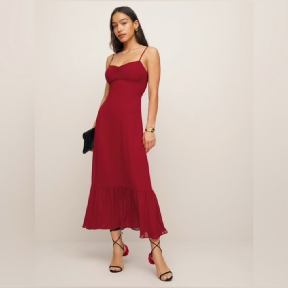 NWT Red Reformation Emersyn Dress